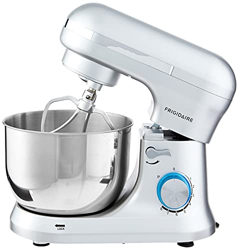 FRIGIDAIRE - Batidora de pedestal de acero inoxidable ESTM020-Plateado 4.5L Retro