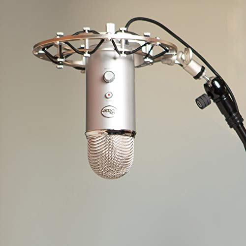Blue Yeti USB Mic for Recording and Streaming on PC and Mac, Blue VO!CE Effects, 4 Pickup Patterns, Headphone Output and Volume Control, Mic Gain Control, Adjustable Stand, Plug and Play – Satin Red