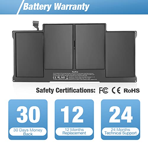 RayHom A1466 Laptop Replacement Battery for MacBook Air 13 inch A1466 (Mid 2012,Mid 2013,Early 2014, Early 2015,2017) A1369(Late 2010,Mid 2011 Version) High Performance 7200mAh fits A1496 A1405 A1377