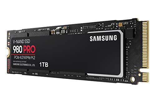 SSD M.2 Samsung 980 PRO 1TB Disco Sólido PCIe NVMe Gen4 interno para juegos (MZ-V8P1T0B)