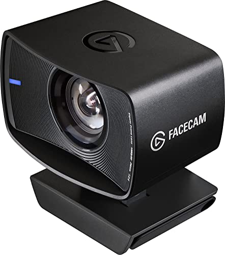 Elgato Facecam - 1080p60 Full HD Webcam for Video Conferencing, Gaming, Streaming, Sony Sensor, Fixed-Focus Glass Lens, Optimized for Indoor Lighting, Onboard Memory, Works with Zoom, Teams, PC/Mac