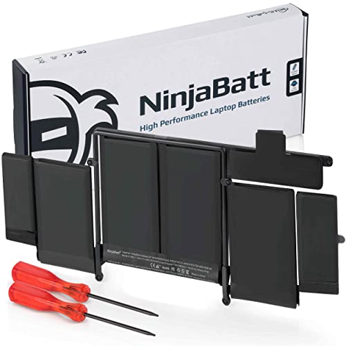 NinjaBatt Battery A1502 A1582 for Apple MacBook Pro Retina 13” A1493 [Early 2015 Mid 2014 Late 2013] - Long Lasting [71.8Wh/11.43V]