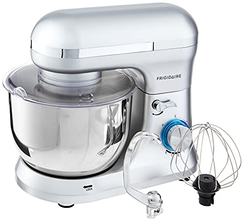 FRIGIDAIRE - Batidora de pedestal de acero inoxidable ESTM020-Plateado 4.5L Retro