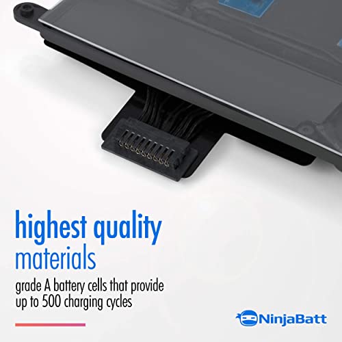 NinjaBatt Battery A1502 A1582 for Apple MacBook Pro Retina 13” A1493 [Early 2015 Mid 2014 Late 2013] - Long Lasting [71.8Wh/11.43V]
