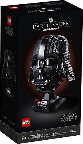 LEGO Star Wars Darth Vader Helmet 75304 Collectible Building Toy, New 2021 (834 Pieces), Multicolor