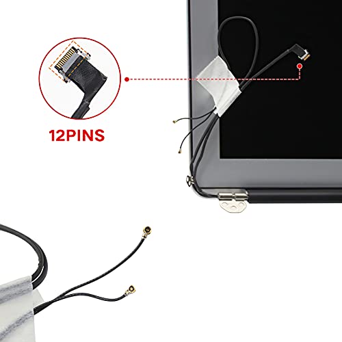 NUOLAISUN LCD Screen Replacement for MacBook Air 13.3" A1466 2013-2017 Year EMC 2632 EMC 2925 EMC 3178 LCD Screen Display Full Assembly
