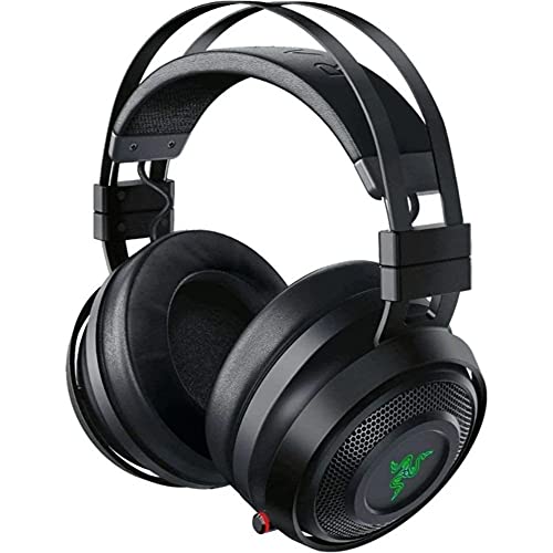 RAZER Nari Ultimate Wireless 7.1 Surround Sound Gaming Headset: THX Audio & Haptic Feedback - Auto-Adjust Headband - Chroma RGB - Retractable Mic - For PC, PS4 (Renewed)