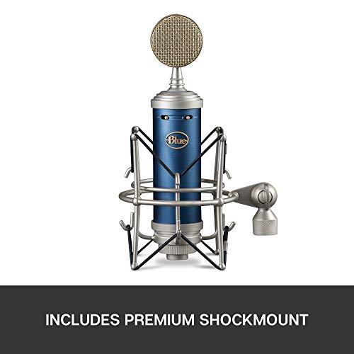 Bluebird XLR Condenser Microphone for Recording and Streaming, Large-Diaphragm Cardioid Capsule, Shockmount and Protective Case