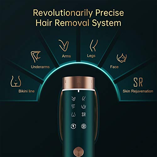 BoSidin Painless Permanent Hair Removal Device, Epilation for Women & Men - Body and Face