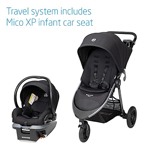 Maxi-Cosi Gia XP 3-Wheel Travel System, Midnight Black