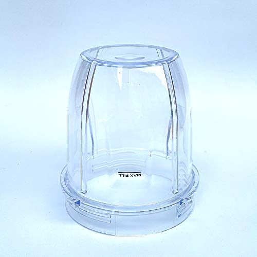 Veterger 2 Pack Replacement Parts Cup with Lid,Compatible with Ninja Blender Auto iQ BL480 BL482 BL642 NN102 BL682 BL450 BL2013 (2 12oz)