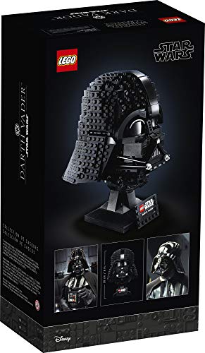 LEGO Star Wars Darth Vader Helmet 75304 Collectible Building Toy, New 2021 (834 Pieces), Multicolor