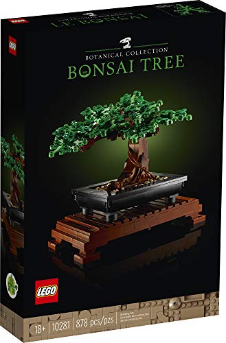 LEGO Bonsai Tree 10281 Building Kit, a Building Project to Focus The Mind with a Beautiful Display Piece to Enjoy, New 2021 (878 Pieces)