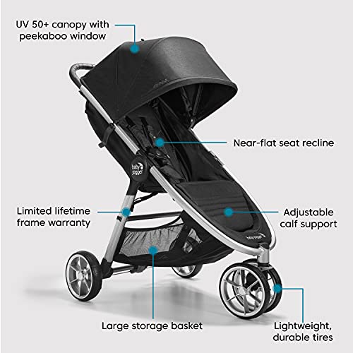 Baby Jogger - Carriola para bebé City Mini 2| compacto, ligero | plegable | Negro