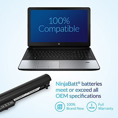 NinjaBatt 776622-001 Battery for HP LA03DF LA04 752237-001 728460-001 15-F162DX 15-N210DX 15-F100DX 15-F010DX - High Performance & 1Yr Warranty