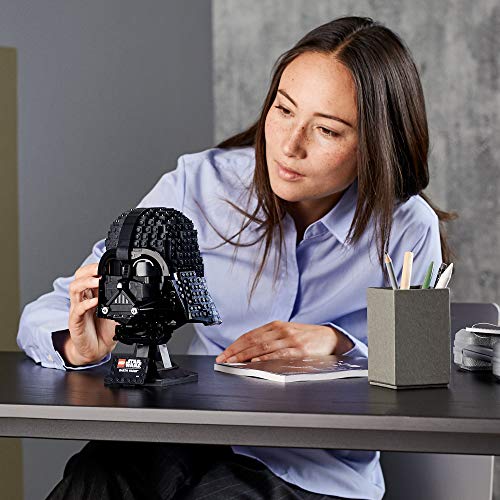 LEGO Star Wars Darth Vader Helmet 75304 Collectible Building Toy, New 2021 (834 Pieces), Multicolor