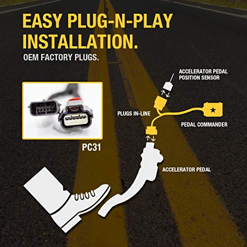 Pedal Commander - PC31 for Dodge RAM pickup (2007-2018) 1500, 2500, and 3500 (3.0L 3.6L 5.7L 6.4L 6.7L Gas & Diesel) (Not compatible w/ 2011-2012 HO) | Throttle Response Controller