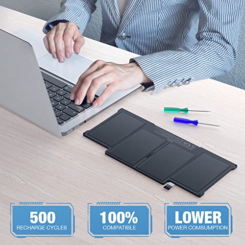 RayHom A1466 Laptop Replacement Battery for MacBook Air 13 inch A1466 (Mid 2012,Mid 2013,Early 2014, Early 2015,2017) A1369(Late 2010,Mid 2011 Version) High Performance 7200mAh fits A1496 A1405 A1377