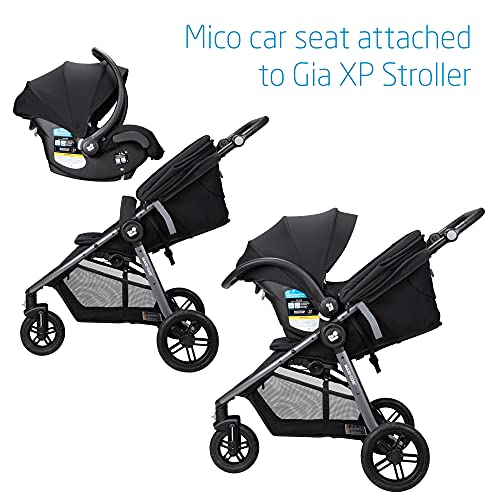 Maxi-Cosi Gia XP 3-Wheel Travel System, Midnight Black