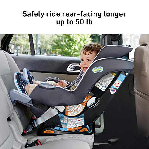 Graco Extend2Fit Convertible Car Seat | Ride Rear Facing Longer with Extend2Fit, Redmond, Amazon Exclusive