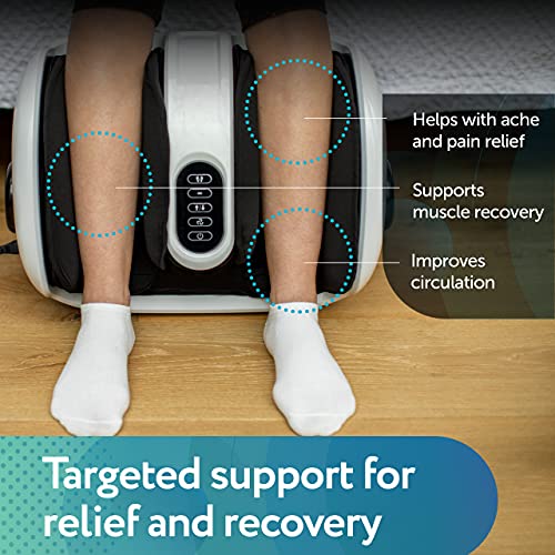 Cloud Massage Shiatsu Foot Massager Machine -Increases Blood Flow Circulation, Deep Kneading, with Heat Therapy -Deep Tissue, Plantar Fasciitis, Diabetics, Neuropathy