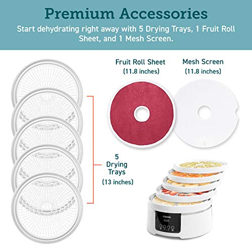 COSORI Food Dehydrator for Jerky ,5 BPA-Free Trays,450W,with Overheat