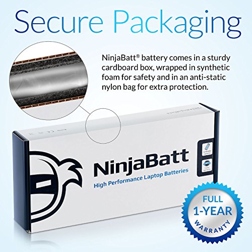NinjaBatt Battery for HP 807956-001 HS03 HS04 807957-001 807611-421 HSTNN-LB6U HP Notebook 15-AY039WM 15-AY009DX 15-AY041WM 15-AY052NR 15-AF131DX TPN-I119 G4/G5 240 245 246 250 256 - High Performance