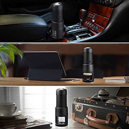 STARESSO Portable Espresso Machine - Manual Espresso with Rich & Thick Crema, Mini Coffee Maker Using Ground Coffee & Nespresso Pods, Handy Espresso Maker for Travel Camping Office Home Use