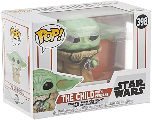 Funko Pop! Star Wars: The Mandalorian - The Child with Necklace Vinyl Figure, Fall Convention Exclusive Action Figure