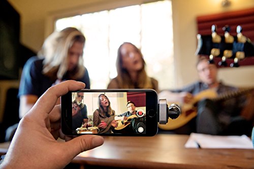 Shure MV88 Portable iOS Microphone for iPhone/iPad/iPod via Lightning Connector, Professional-Quality Sound, Digital Stereo Condenser Mic for Vloggers, Filmmakers, Music Makers and Journalists
