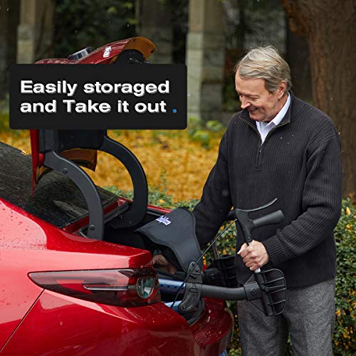 OasisSpace Heavy Duty Upright Walker with Seat - Walkers for Seniors Support up 450 lbs with Upgrade Armrest, Bariatric Forearm Walker with Oversize Padded Seat & Backrest