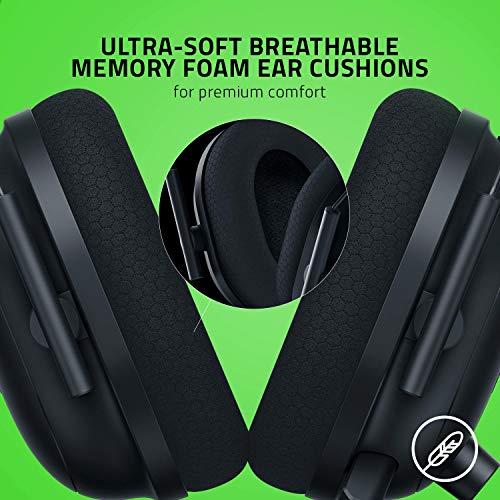 Razer BlackShark V2 Pro Wireless Gaming Headset: THX 7.1 Spatial Surround Sound - 50mm Drivers - Detachable Mic - for PC, PS5, PS4, Switch, Xbox One, Xbox Series X|S - Black