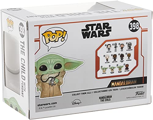 Funko Pop! Star Wars: The Mandalorian - The Child with Necklace Vinyl Figure, Fall Convention Exclusive Action Figure