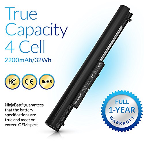 NinjaBatt 776622-001 Battery for HP LA03DF LA04 752237-001 728460-001 15-F162DX 15-N210DX 15-F100DX 15-F010DX - High Performance & 1Yr Warranty
