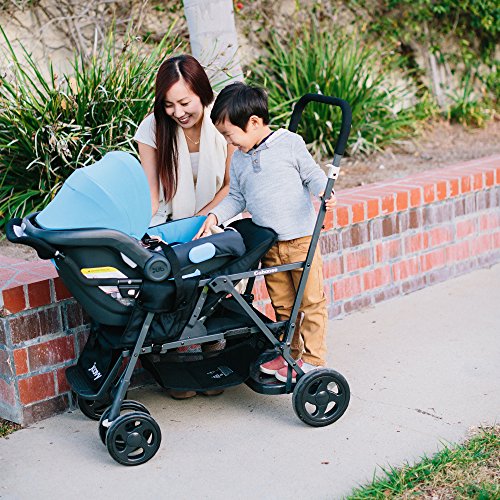 Joovy - Carriola Caboose Grafito con tándem para pararse, Carriola Doble